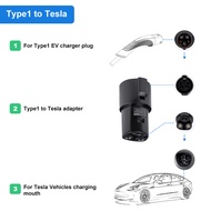 [TFKRS] Portable Charger Type 1 3.8KW 7.6KW EV Charger Adjustable WallBox Current Car Fast Charger C