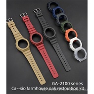 Universal GA2100/2110 Style Mod Kit, Transparent Resin Case & Band Set for Octagon Sports Watch, Cus