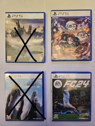 PS5 Games 二手遊戲 - FINAL FANTASY VII /鬼滅之刃 火之神血風譚 /霍格華茲的傳承 /EA FC24