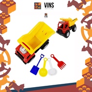 AK96 Sand Truck Children's Toy – Educational Construction Truck Car | Vins Creative Shop