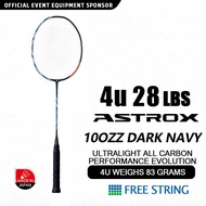 Badminton Stick ASTROX 100ZZ Dark Navy 4U G5 26-30Lbs 83g Strap Free Bag Length 678MM+3MM Full Carbo