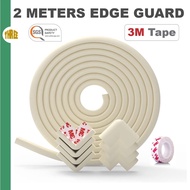 2 Meters Edge Strip Edge & Corner Guards Baby Bumper Edge Strip Safety Corner Protector Edge kids ch