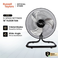 Russell Taylors Industrial 3-Blade Floor Fan Kipas Lantai 18 inch FF6