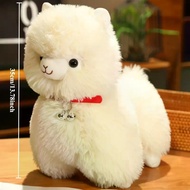 45cm/17.72in Llama Stuffed Animal with Bell, Fluffy Alpaca Plush Toy for Youngsters, Perfect Birthda