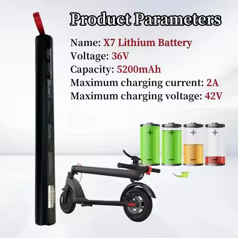 💖 HX X7 Electric Scooter Original Battery 36V 5200mAH 18650 10S2P Replacement Battery