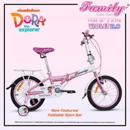 BERGARANSI Sepeda Anak Cewek Mini Sepeda Lipat Family Violet &amp; Family