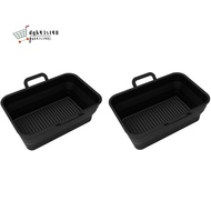 Silicone Air Fryer Liners for Ninja Dual Air Fryer AF400UK &amp; Tower T17088, Foldable Silicone Air Fryer Basket Inserts