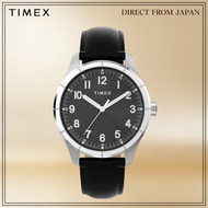 TIMEX Main Street TW2Y16100 Quartz Unisex Watch Black Dial 42mm 30m Water Resistant