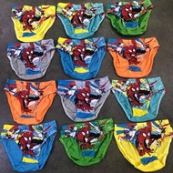 Kid's random spiderman Brief 12pcs per Pack for 4-5 yrs old waise 22-23cm