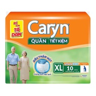 Combo 5 Gói Tặng 1 Gói - Tã Quần Caryn Tiết Kiệm Size XL18 - Tã Quần Caryn Ngày Và Đêm  - Bỉm Người 