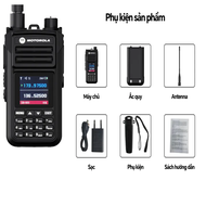 Motorola GP3188 Bộ đàm 10W High Power VHF 136-174MHZ 199 Kêng Loa Siêu To 4800mAh khoảng cách 5 km D