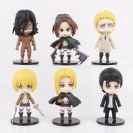 Attack on Action Figure TITAN | AOT Hange Zoe Reiner Braun Armin Arlert Annie Leonhart Eren Yeager A