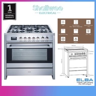 Elba Professional Range Cooker 115L 5-Burner Standing Cooker Oven EPRC-H9880ST(SS)