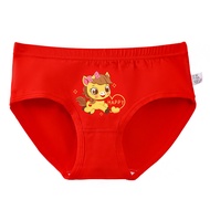 Girls Years Old Big Red Underwear Pure Cotton Triangle 12 Years Old Horse Medium Big Children 13 Yea