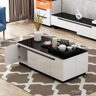 Lifting Coffee Table Living Room Foldable Integrated Coffee Table Combination Dining Table Dual-Use 