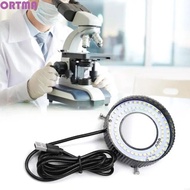 ORTMA Microscope LED Light, White LED Adjustable Brightne Microscope Lamp, Fill Light USB Powered Bo