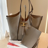TOD’S 灰色T字購物包 托特包