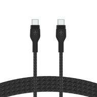 Belkin BoostCharge Pro Flex Braided USB-C to USB-C Charger Cable (2M/6.6FT), USB-IF Certified Power