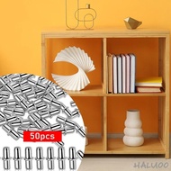 [Haluoo] 50 Pieces Shelf Pegs Shelf Studs Shelf Pins for Kitchen Cupboard Bookcase