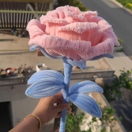 100Pcs DIY Multicolour Fuzzy Wire Bouquet Material Twisted Stick Craft Flower Children Handmade Toy