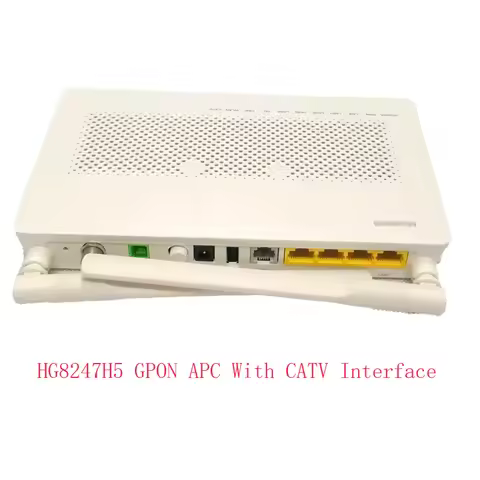 HG8247H5 Gpon Ont ONU FTTH Modem Router with WiFi 4GE 1Tel CATV SC APC English Software