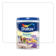 Dulux Inspire Interior Glow - Interior Wall Paint 5L (White Colour)