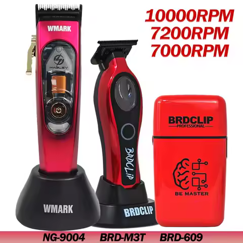 Professional 10000RPM WMARK NG-9004 BRDCLIP M3T 7200RPM 609 Electric DLC Blade Hair Clipper Trimmer 