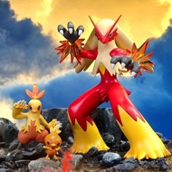 [Ready Stock] Pokémon Blaziken Combusken Torchic 1/20 Scale World Action Figure GK Statue Model Anim