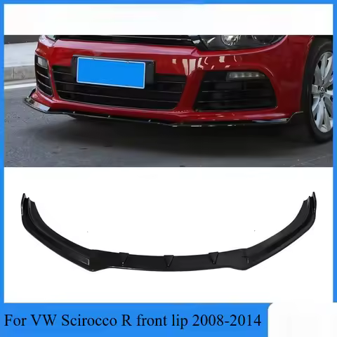 Suitable for Volkswagen Scirocco R front lip 2008-2014 Bumper spoiler diffuser body kit
