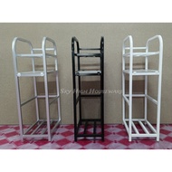 【COD】 Water Gallon Rack Stand WATER GALLON STAND (WITH TILES) WGT #303 (WHITE, SILVER, BLACK)