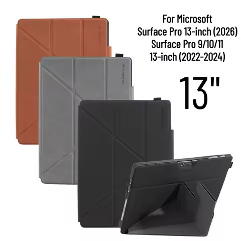 Business Cover for Microsoft Surface Pro 13 Inch 12th Case Pu Leather Protective Shell for Surface P