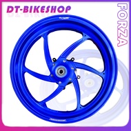 ล้อแม็ก FORZA 350 ชุดล้อ ล้อแต่ง forza350 ไซส์ ของแต่งforza350 สีดำเงา ทอง แดง ดำ ล้อแม็กรถมอไซค์ 1ค