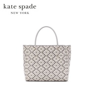 Kate Spade New York กระเป๋าโท้ท/กระเป๋าทรงสี่เหลี่ยมรุ่น Spade Flower Jacquard Medium Everything Tot