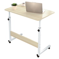 HTD SPORT Meja Laptop Portable Standing Desk Meja Belajar Minimalis Beroda Multifungsi 1812