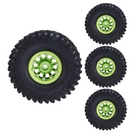1.9 Beadlock Wheels Crawler and Rubber Tires 120mm Diameter for 1/10 RC CAR SCX10 II -4 T6New Year S