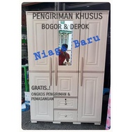 Lemari plastik olymplast 3 Pintu Otc 03 PL Khusus Bogor