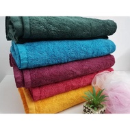 MY Tuala/Towel Mandi Dewasa 100% Serap Air Ready Stock 27 × 53 inci (550 gsm)