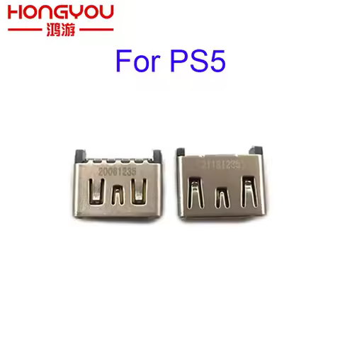 100pcs HD interface For PS5 HDMI-compatible Port Socket Interface for Sony Play Station 5 HDMI-compa