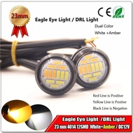 Car Led Eagle Eye Projector Angle Ring Fog Lamp Daylight Signal Motorcycle Spotlight Lampu Kereta