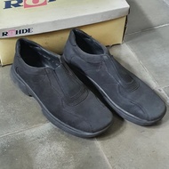 sepatu pantofel pria hitam rohde lawas jadul bekas