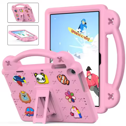 Kids EVA Case For Lenovo Tab M10 3rd Plus 2nd Gen TB-328FU X505F X605F X306F X606F Bear Stand Cover 