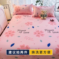 [in stock] Washed Cotton Bed Sheet Single Piece for Student Dormitory Single and Double Beds1.8m Thr