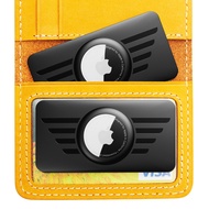 citymore Airtag Wallet Holder 2 Pack Slim Card Insert, Ultra Thin Airtag Card Case for Apple Airtag,