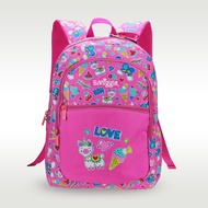 Australia smiggle original children's schoolbag girls shoulder backpack alpaca ice cream large capacity school learning supplies 16 inches 7-10 years old