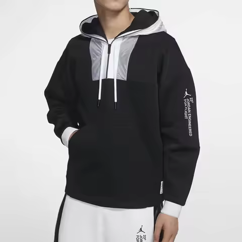 Nike Authentic JORDAN 23 ENGINEERED Mens Casual Hooded Sweatshirt AT9780-010