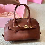Brand Cowhide Dumpling Handbag Bag 2024 New Style Shoulder Messenger Female L031 Bucket Outdoor Bout