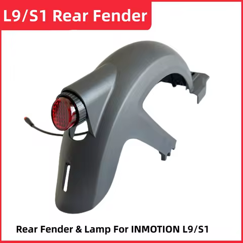 Original Rear Fender & Taillight Parts for INMOTION S1/L9 Smart Electric Scooter Skateboard Rear Mud