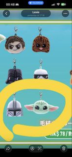 徵 ：Star Wars 迷你公仔掛飾 （Mandolorian & Grogu ）