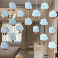 【Must-have】 Home Cloud Door Curtain Cute Style Hanging Decoration Soft And Cute Childrens Room Creat