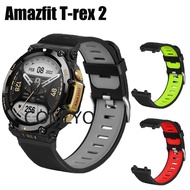 Fit For Amazfit T-rex 2 T Rex 2 Strap Smartwatch Silicone Soft Sports Bracelet Women Men Watch Band